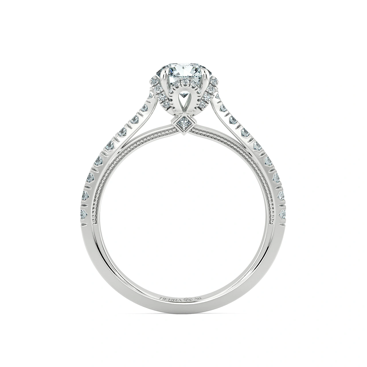 Nhẫn đính hôn Kim cương Solitaire Morri Morri NCH1613 5